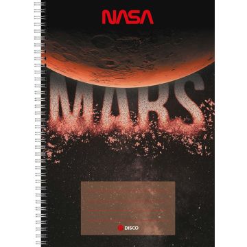 SĄSIUVINIS NASA 50LAPŲ 24.7X17.4CM LINIJ