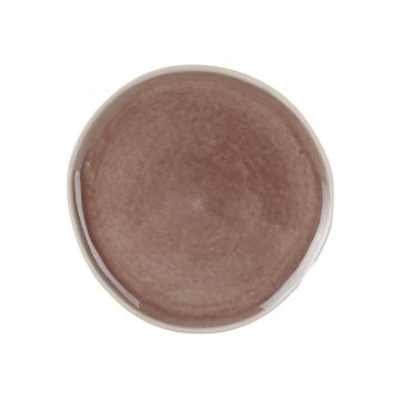 Lėkštė pietų Domoletti Rose velvet, Ø 26.8 cm, rožinė