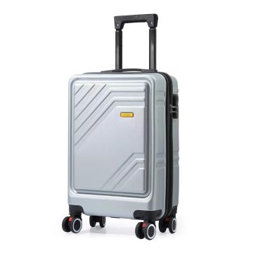 Lagaminas EBOX PC031620, sidabrinės spalvos, 32×22×54 cm