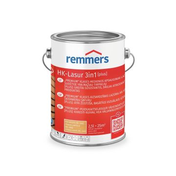 Medienos impregnantas HK-Lasur 3in1 RC-260 maumedžio sp.2.5l