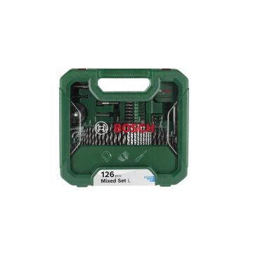 Antgalių ir grąžtų rinkinys Bosch, 126 vnt.