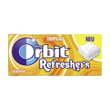 Kramtomoji guma ORBIT vaisių skonio becukrė 15,6g