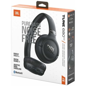 AUSINĖS JBL TUNE 680 JUODA