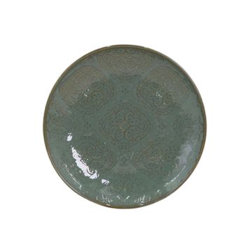 Lėkštė desertinė Domoletti Green arabic, Ø 19 cm, žalia