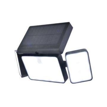 IŠMANUS ŠVIESTUVAS SU SAULĖS BATERIJA MESH 13W 1500LM IP44