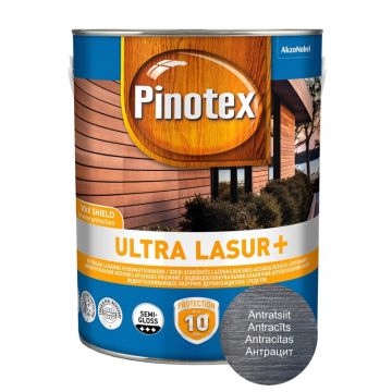 Medienos impregnantas Pinotex Ultra Lasur+antracito sp. 3l