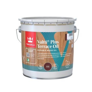 Medienos aliejus Tikkurila Valtti Terrace Oil+ ruda 2.7l