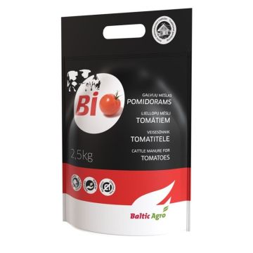Galvijų mėšlas pomidorams Baltic Agro, granuliuotos, 2.5 kg
