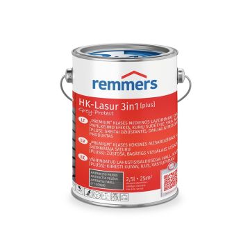 Medienos impregnantas HK-Lasur 3in1 FT20928 antracito sp2.5l