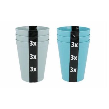 KOMPL PLASTIK PUODELIŲ 300ML 3VNT
