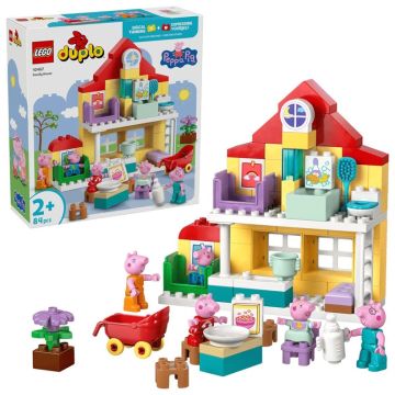 Konstruktorius LEGO DUPLO Peppa Pig Šeimos namas 10467 84vnt