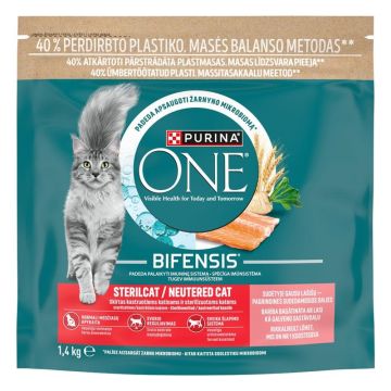 Sausas kačių maistas Purina Sterilcat, lašiša 1,4kg