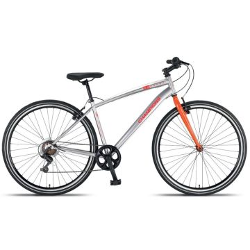 Dviratis hibridinis Champions, 28 ", sidabro