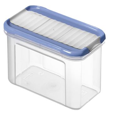 Birių produktų indas, 0.75 l, skaidri/mėlyna