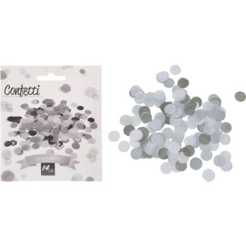 Konfeti 491020520, 0.14 l, balta/sidabro