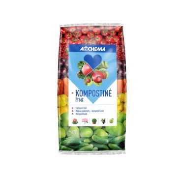 Kompostinė žemė universalus Agrochema, 50 l