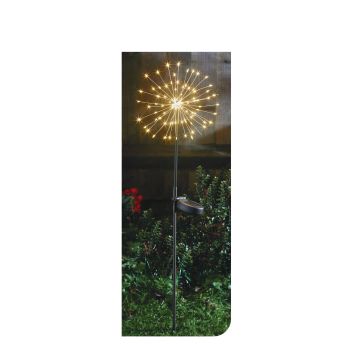 Šviestuvas Domoletti FIREWORK ESL-95, IP44, juodas/pilkas