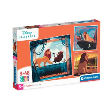 Dėlionė Clementoni Super Colors Lion King 25323, 144 vnt.
