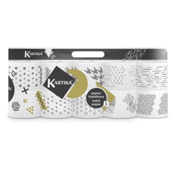 Tualetinis popierius Kartika Black 200lap,10vnt, 3sl
