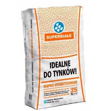 KALKĖS GESINTOS SUPERWHITE 25KG