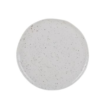 Lėkštė desertinė Domoletti Stracciatella, Ø21.8cm ruda/balta