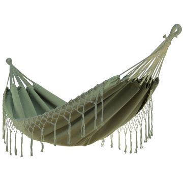 Hamakas DOMOLETTI 10220T2, tamsiai žalias, 220×160 cm
