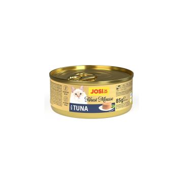 Šlapias kačių maistas JosiCat Mousse su tunu, 85G