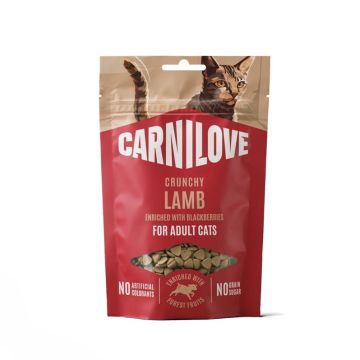 Skanėstas katėms Carnilove su ėriena ir gervuogėmis 50G