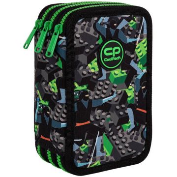 Penalas CoolPack Block, 20 cm x 7.5 cm, juoda/žalia