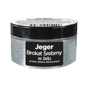 Spec.paskirties dažai Jeger Gelis Brokat SILVER,sidabro,0.1l