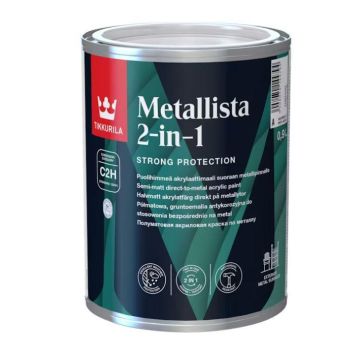 DAŽAI METALLISTA 2IN1 A PUSIAU MATINĖ 0.9 L, BALTA