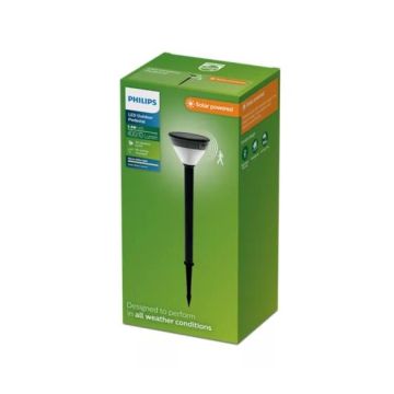 Įsmeigiamas šviestuvas su saulės baterija Philips, IP44