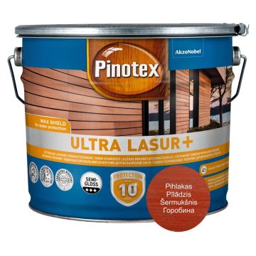 Medienos impregnantas Pinotex Ultra Lasur+ šermukšnis sp.10l