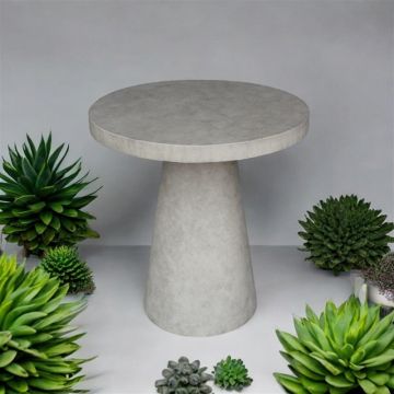 Lauko stalas Domoletti, pilkas, 70 cm x 70 cm x 75 cm