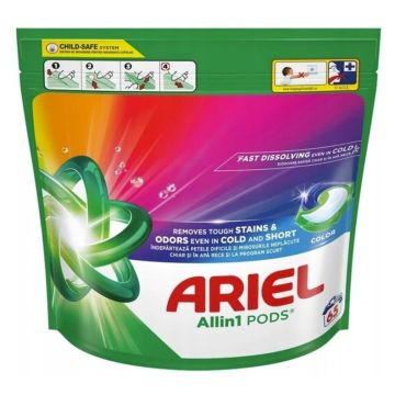 KAPSULĖS SKALBIMO ARIEL COLOR 65VNT