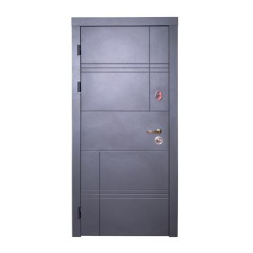 PLIENINĖS LAUKO DURYS GRANDE, PILKA, 860X2050X131 KAIR