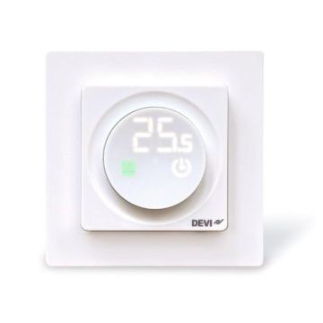 Grindų termostatas Devi 140F1162,įleidžiamas, 9.5cm, 4-45 °C