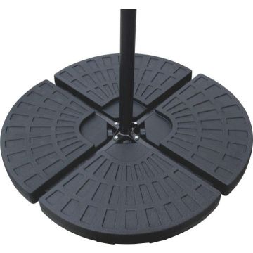 Sodo skėčio pagrindas Domoletti, 63 cm, juoda