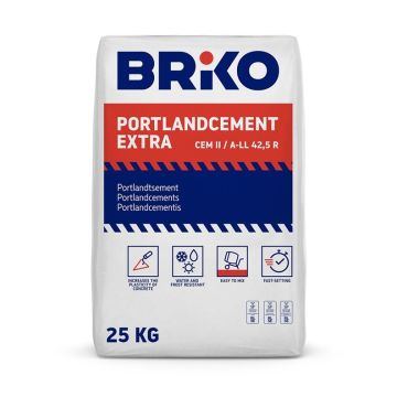 CEMEN BRIKO CEM II/A-LL 42.5R 25KG 1.6