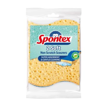 Kempinė valymui Soft Viscose Spontex 11X7X2.5cm 2vnt