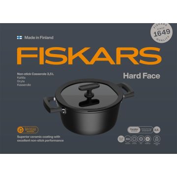Puodas Fiskars Hard face 1075526, 3.5 l