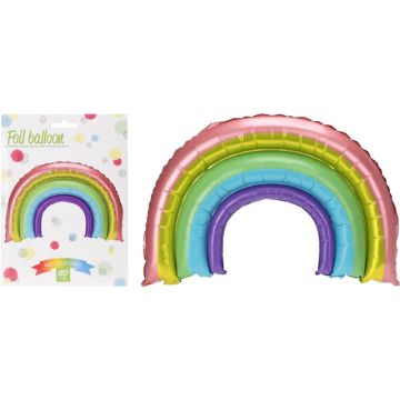 Folinis balionas RAINBOW, įvairių spalvų
