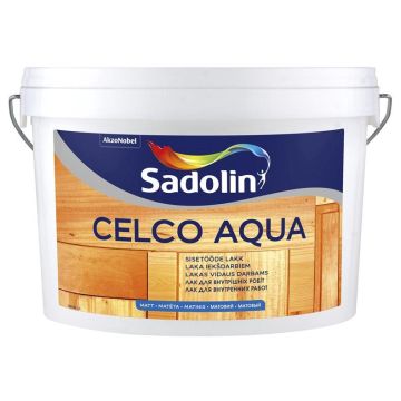 Lakas Sadolin Celco Aqua 10, matinis, 2.5 l