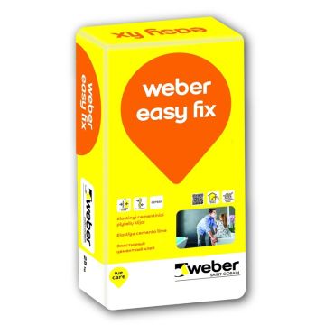 Plytelių klijai Weber Easy Fix, 25 kg