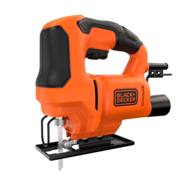 BLACK & DECKER siaurapjūklis BES603-QS, juodos spalvos, 400 W