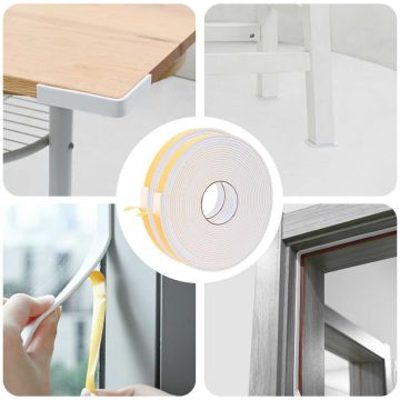 Savigautinė putų juosta 2 pcs Balta 20mm x 10m CR putplastis