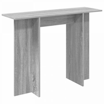 Konsolinis stalas Pilka sonoma ąžuolo 100 x 30 x 75 cm