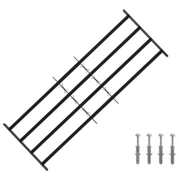 Saugumo grotelės langams su 4 kryžmėmis 3 pcs 93-174 cm