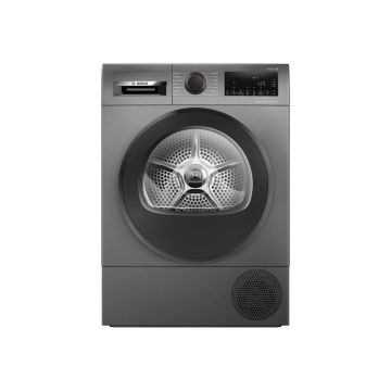 Bosch džiovyklė WQG245DXSN, pilkos spalvos, 9 kg, LCD