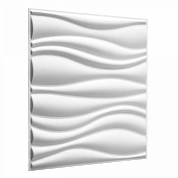 Sienų plokštės 12 pcs Balta 50 x 50 cm